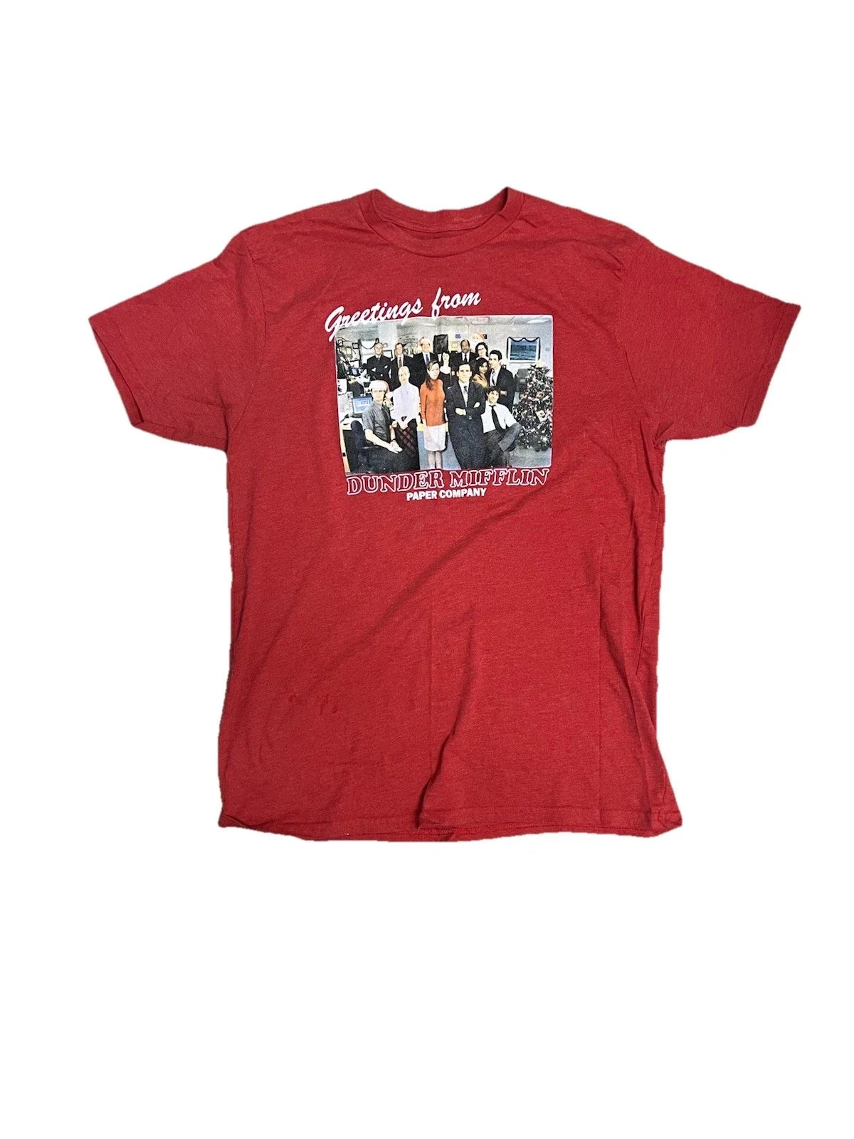 The Office Shirt L Mens Greetings From Dundee Mifflin Unisex T-shirt, Sweatshirt, Hoodie, Long Sleeve Tee - T-Shirt, Sweatshirt, Hoodie
