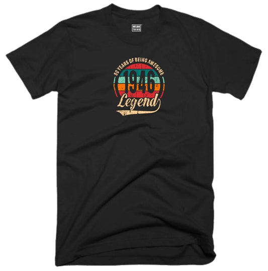 80th Birthday Legend T Shirt 80 Years Awesome Vintage 1946 Funny Joke Gift Top Unisex T-shirt, Sweatshirt, Hoodie, Long Sleeve Tee - T-Shirt, Sweatshirt, Hoodie