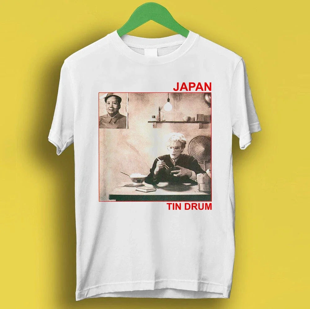 Japan Sylvian Tin Drum 80s Music Synth Pop New Wave Cool Gift Tee T Shirt P1505 Unisex T-shirt, Sweatshirt, Hoodie, Long Sleeve Tee - T-Shirt, Sweatshirt, Hoodie