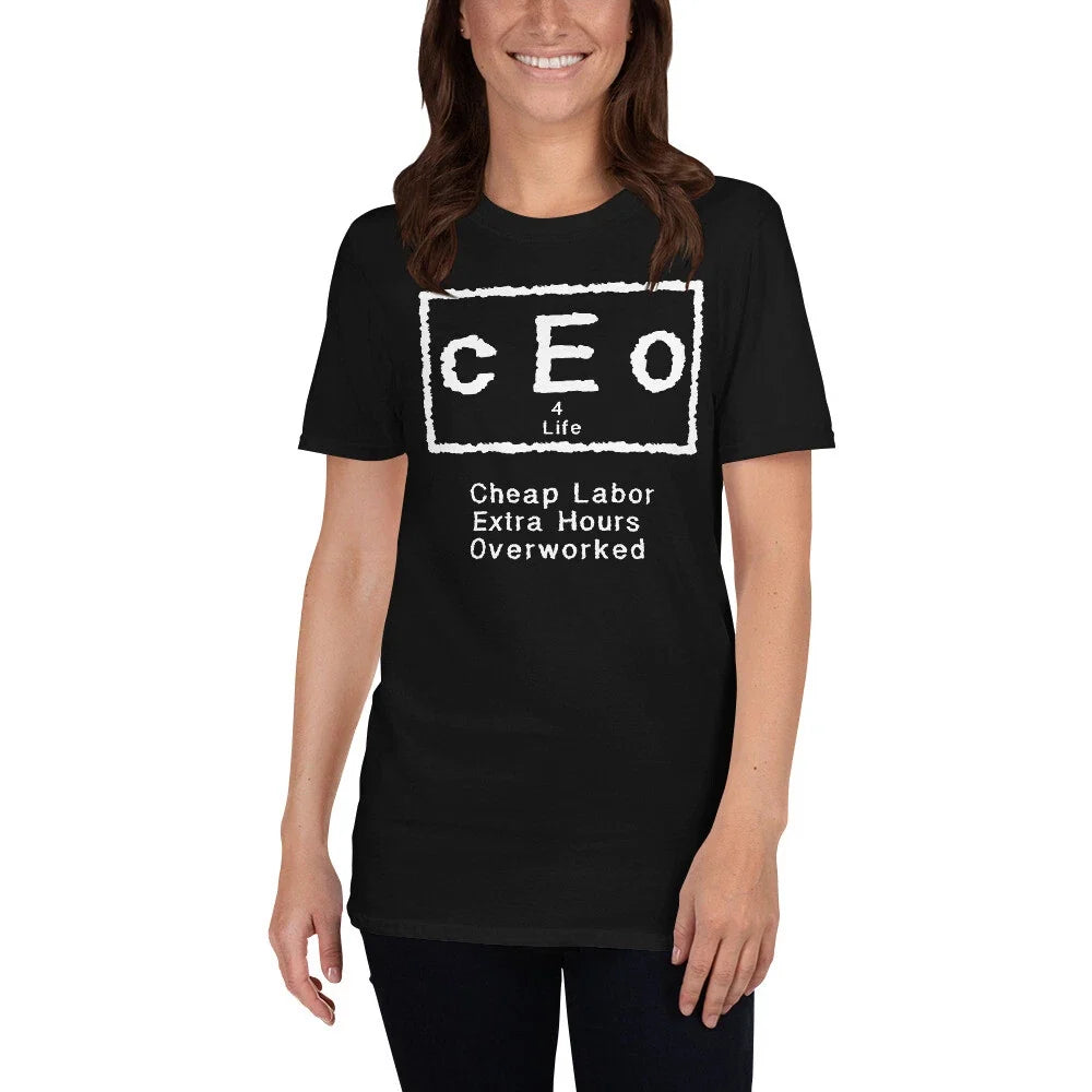 CEO 4 Life: Funny CEO, C.E.O. For Life, Boss, Gift Unisex T-Shirt, T Shirt, Tee Unisex T-shirt, Sweatshirt, Hoodie, Long Sleeve Tee - T-Shirt, Sweatshirt, Hoodie