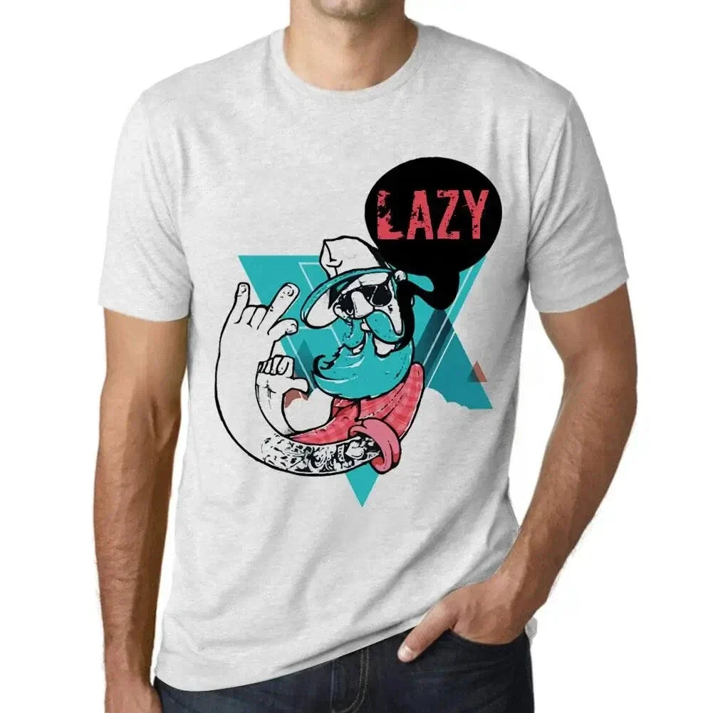 Mens Funky Clamp Lazy Print T-Shirt Vintage Short Sleeve Unisex T-shirt, Sweatshirt, Hoodie, Long Sleeve Tee - T-Shirt, Sweatshirt, Hoodie