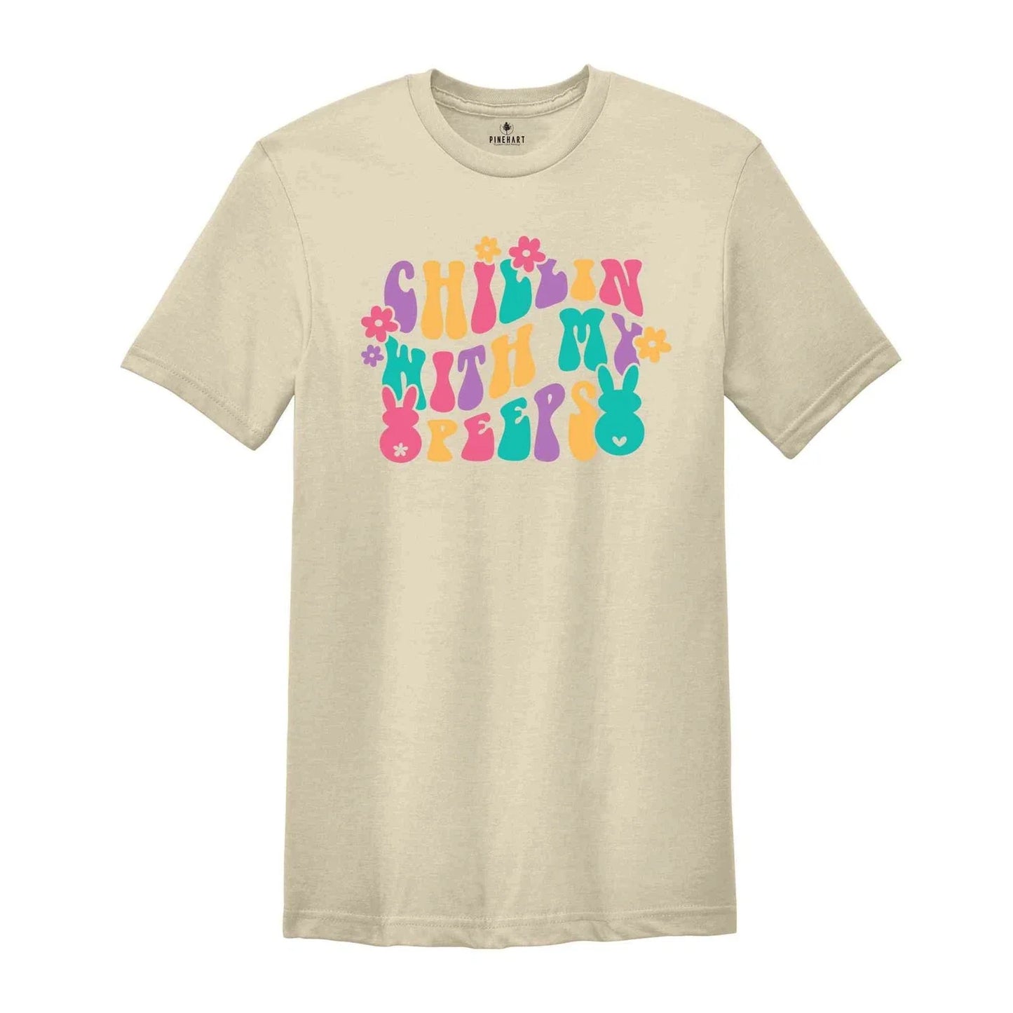 Chillin With My Peeps Shirt, Cute Easter Shirt, Happy Easter Shirt, Easter Day S Unisex T-shirt, Sweatshirt, Hoodie, Long Sleeve Tee - T-Shirt, Sweatshirt, Hoodie