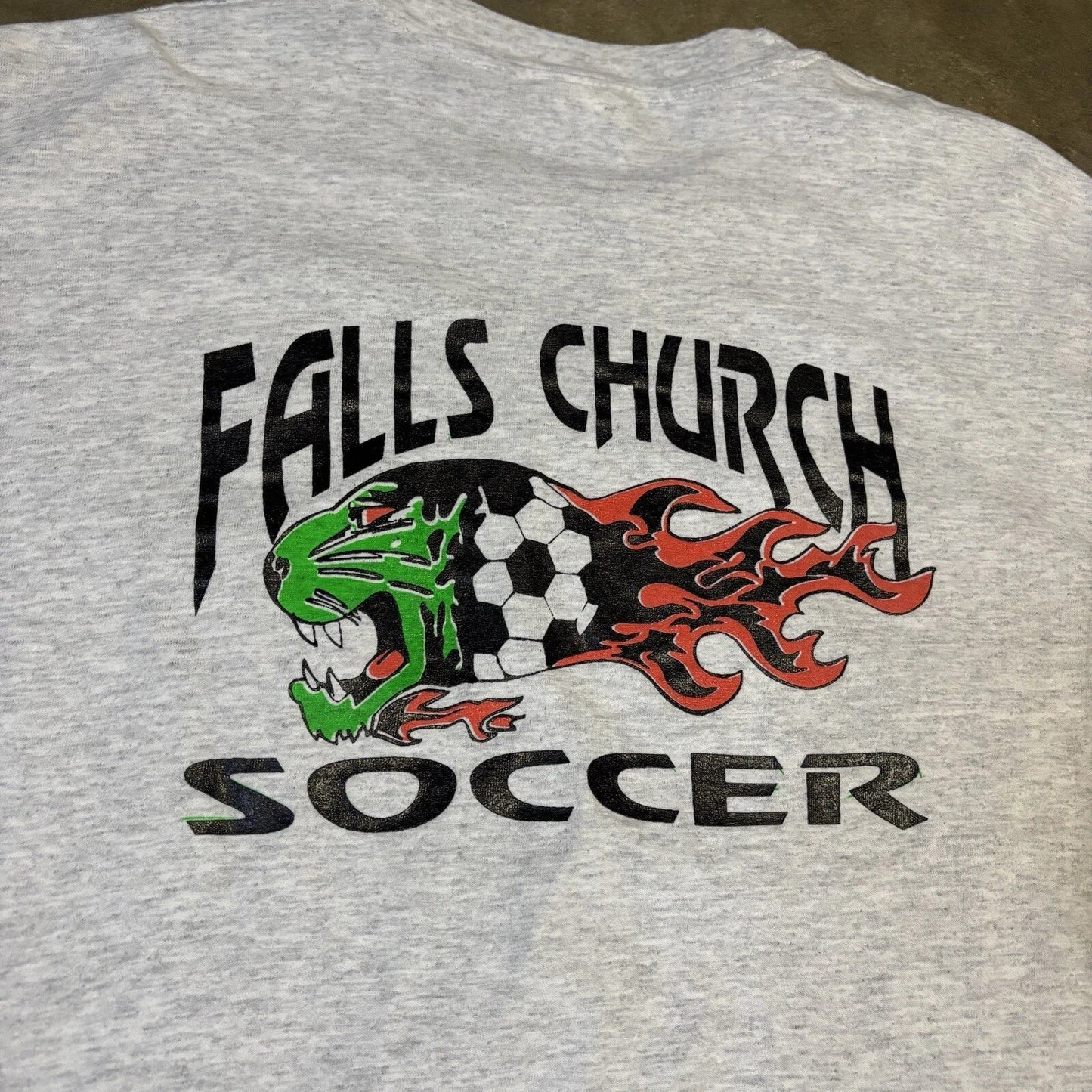 Vintage Falls Church Soccer All Star Athletics 1998 Virginia T Shirt Men's XL Unisex T-shirt, Sweatshirt, Hoodie, Long Sleeve Tee - T-Shirt, Sweatshirt, Hoodie