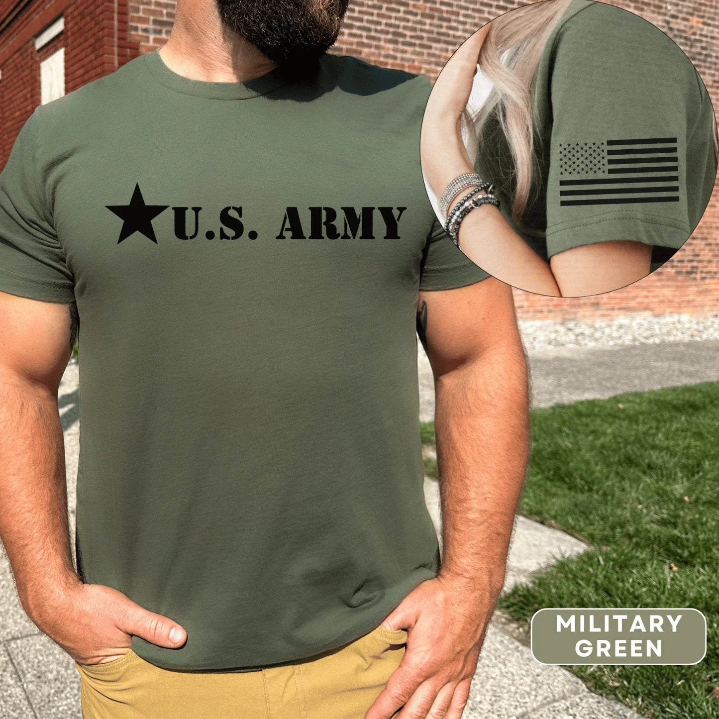 U.S. Army  T-Shirt For Veterans, Army Families and Army Supporters Unisex T-shirt, Sweatshirt, Hoodie, Long Sleeve Tee - T-Shirt, Sweatshirt, Hoodie