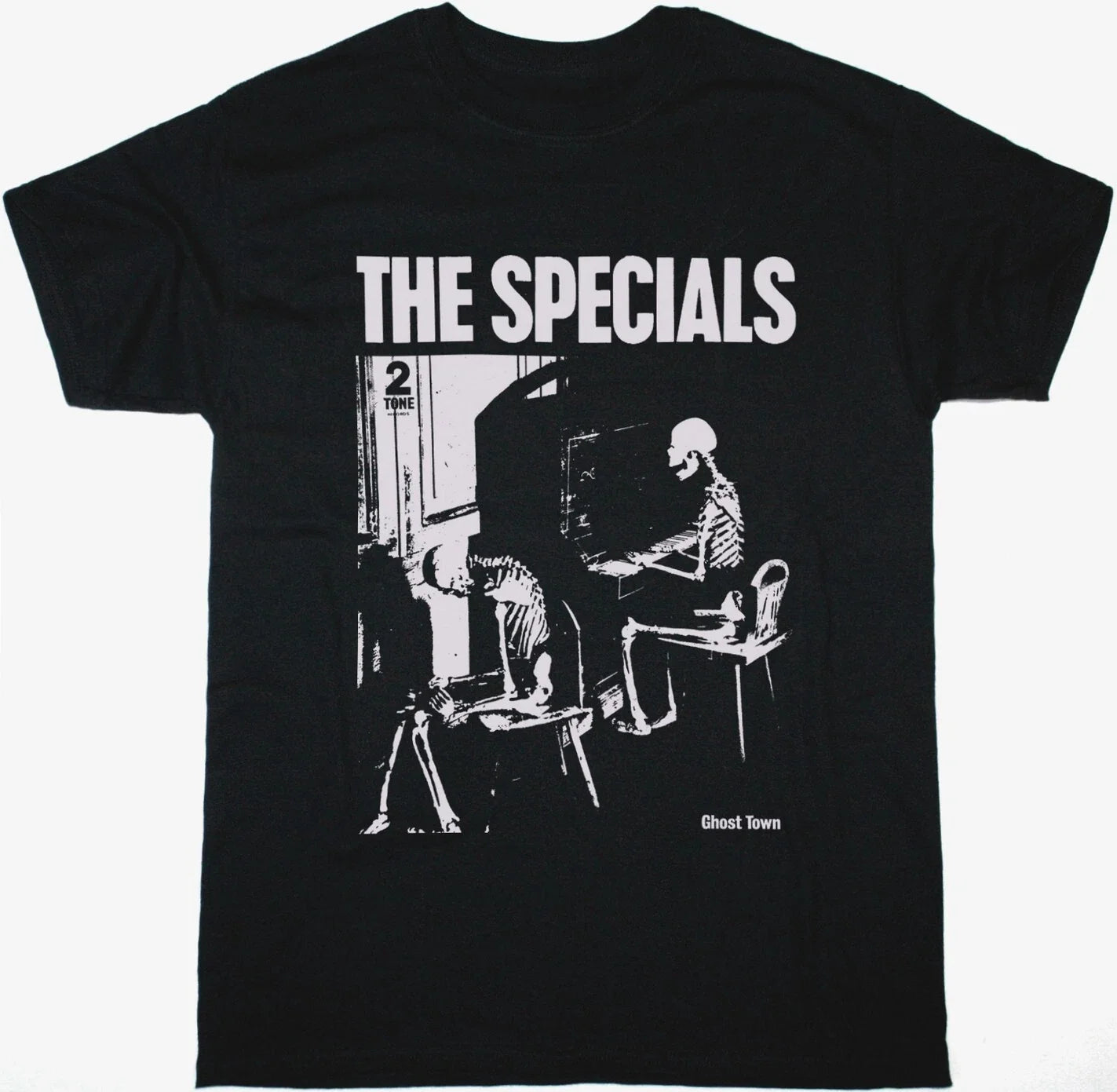 THE SPECIALS GHOST TOWN T SHIRT Unisex T-shirt, Sweatshirt, Hoodie, Long Sleeve Tee - T-Shirt, Sweatshirt, Hoodie