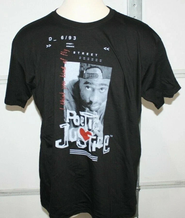 NEW Tupac Shakur Poetic Justice Movie Vintage90s T-Shirt Tee Black Short Sleeve Unisex T-shirt, Sweatshirt, Hoodie, Long Sleeve Tee - T-Shirt, Sweatshirt, Hoodie