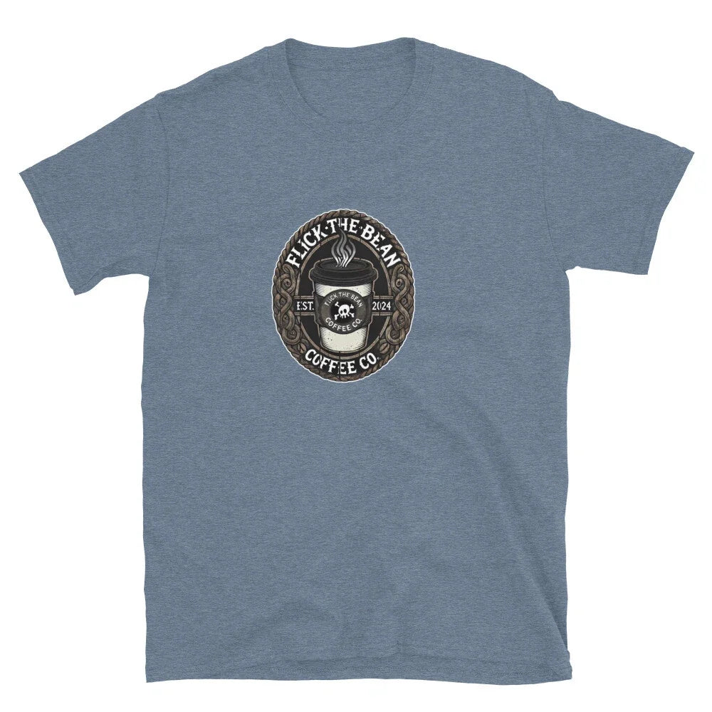 Flick The Bean Coffee Co, Funny Short-Sleeve Unisex T-Shirt Unisex T-shirt, Sweatshirt, Hoodie, Long Sleeve Tee - T-Shirt, Sweatshirt, Hoodie