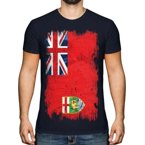 MANITOBA GRUNGE FLAG MENS T-SHIRT TEE TOP MANITOBAN SHIRT JERSEY GIFT Unisex T-shirt, Sweatshirt, Hoodie, Long Sleeve Tee - T-Shirt, Sweatshirt, Hoodie