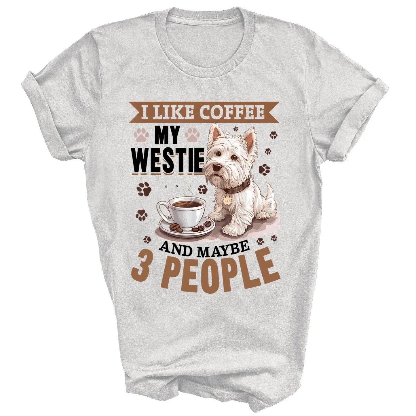 West Highland White Terrier Westie Dog I Like Coffee Unisex Shirt Gift Unisex T-shirt, Sweatshirt, Hoodie, Long Sleeve Tee - T-Shirt, Sweatshirt, Hoodie