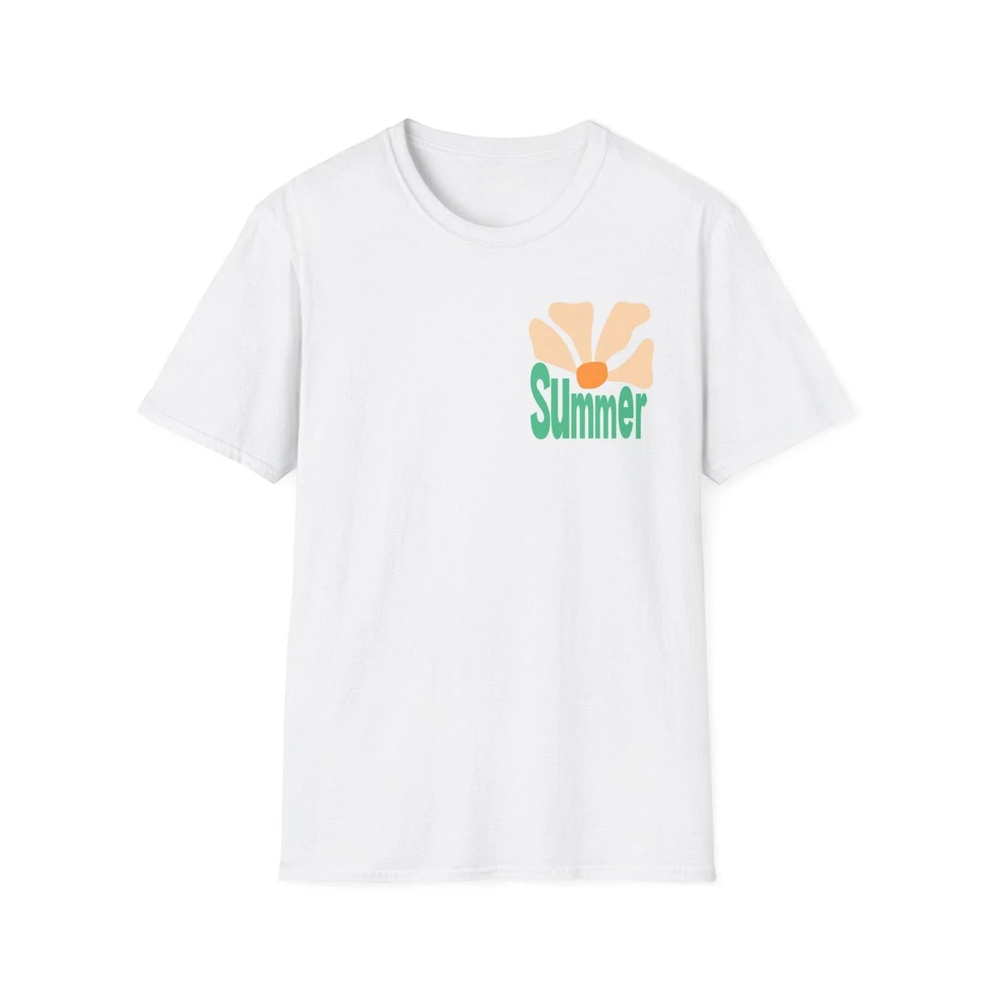 Retro Floral Summer T-Shirt | Orange Flower Graphic Tee Unisex T-shirt, Sweatshirt, Hoodie, Long Sleeve Tee - T-Shirt, Sweatshirt, Hoodie