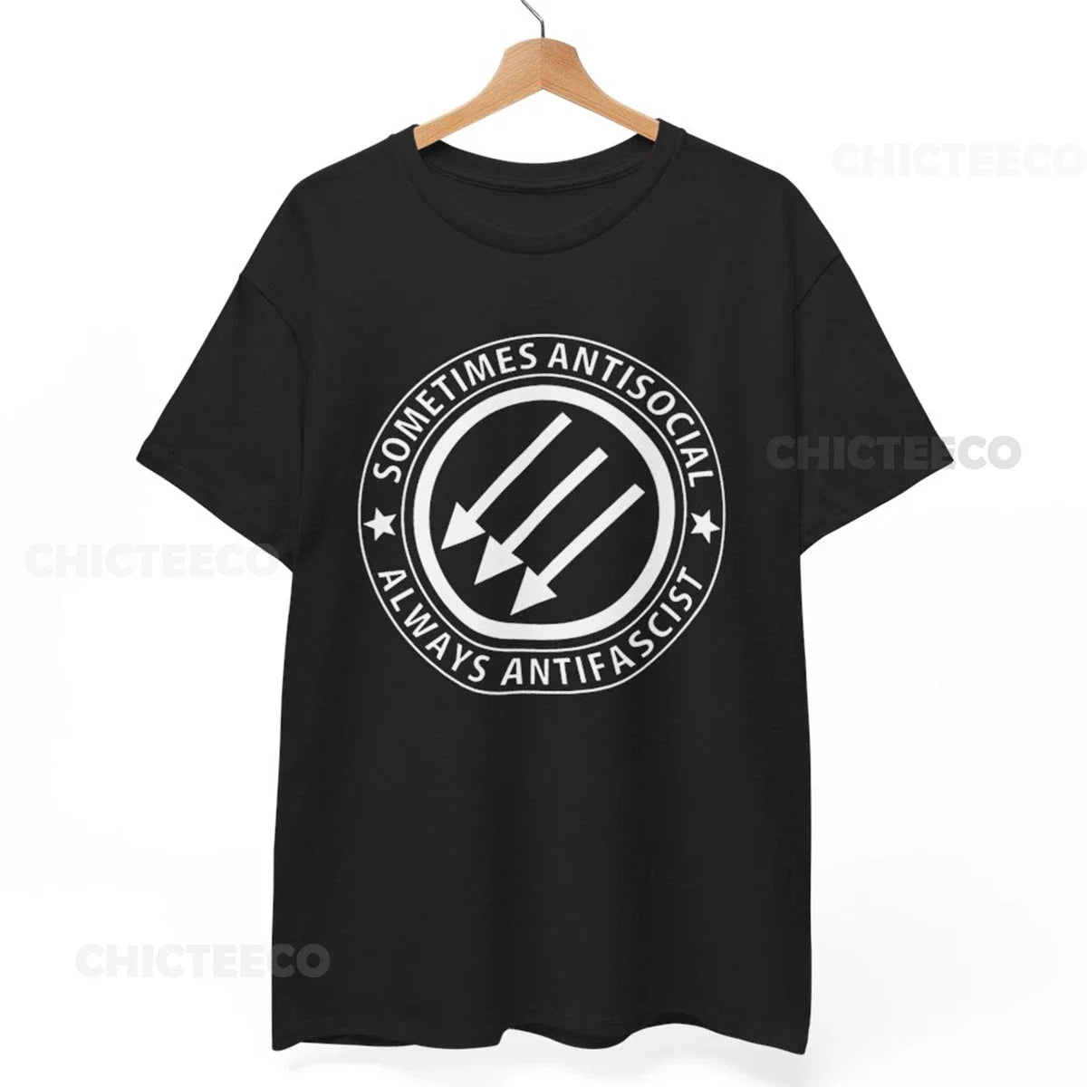 Sometimes antisocial,Antifa shirt,Anarchy shirt,Punk shirt,Punk UNISEX SHIRT Unisex T-shirt, Sweatshirt, Hoodie, Long Sleeve Tee - T-Shirt, Sweatshirt, Hoodie