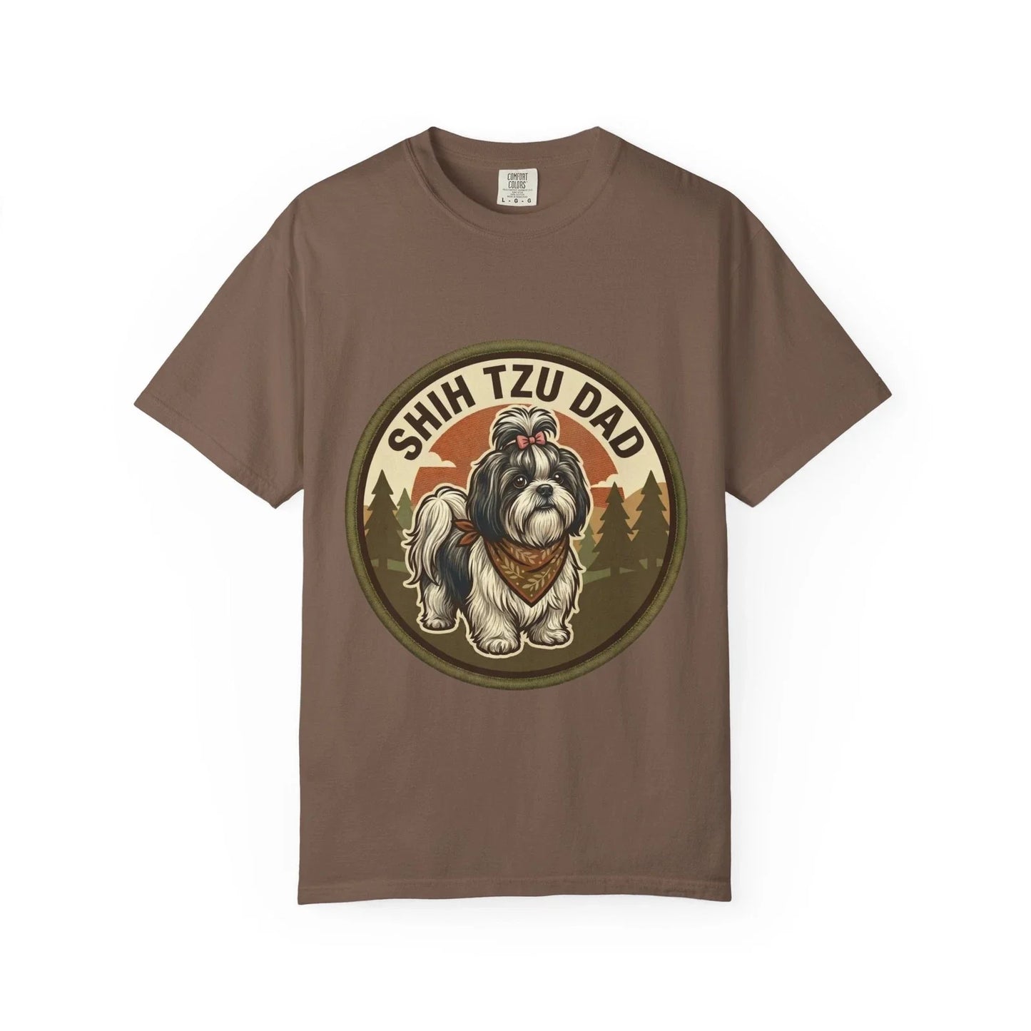 Shih Tzu Dad T-Shirt Rescue Dog Lover Shih Tzu Owner Men Graphic Tee Gift Unisex T-shirt, Sweatshirt, Hoodie, Long Sleeve Tee - T-Shirt, Sweatshirt, Hoodie
