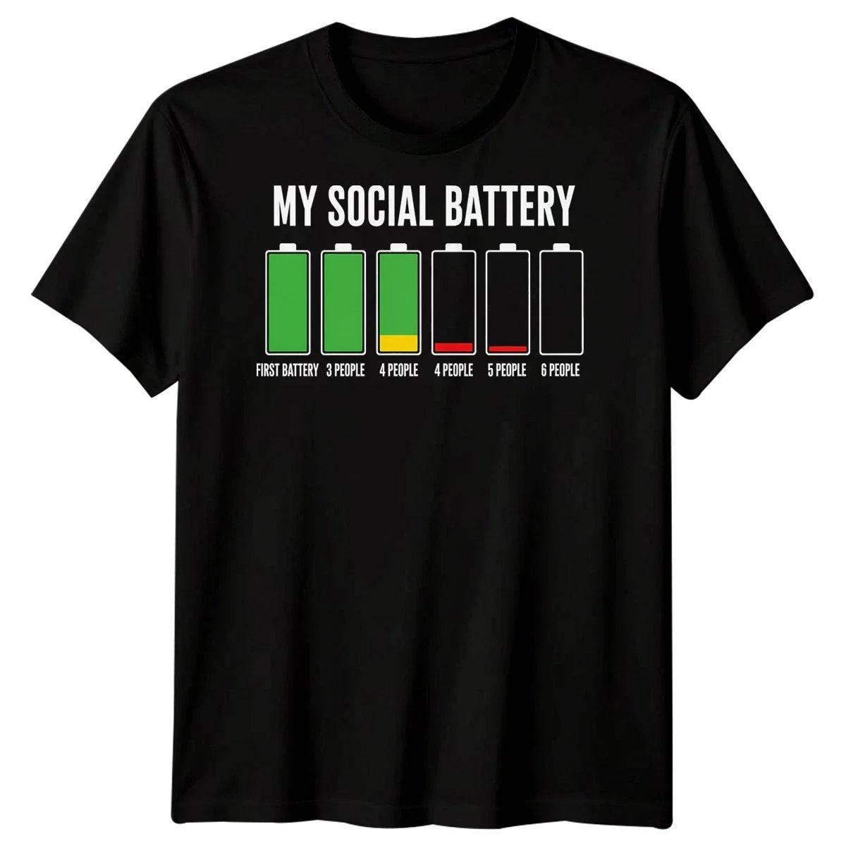 My Social Battery Introvert Humor Lifestyle Mens Tee Funny Graphic Unisex T-shirt, Sweatshirt, Hoodie, Long Sleeve Tee - T-Shirt, Sweatshirt, Hoodie
