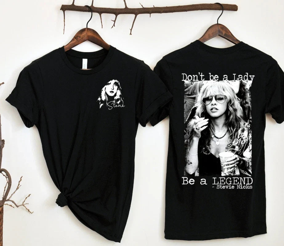 Stevie Nicks Shirt, Don't Be A Lady, Vintage Stevie Nicks T-shirt Unisex T-shirt, Sweatshirt, Hoodie, Long Sleeve Tee - T-Shirt, Sweatshirt, Hoodie