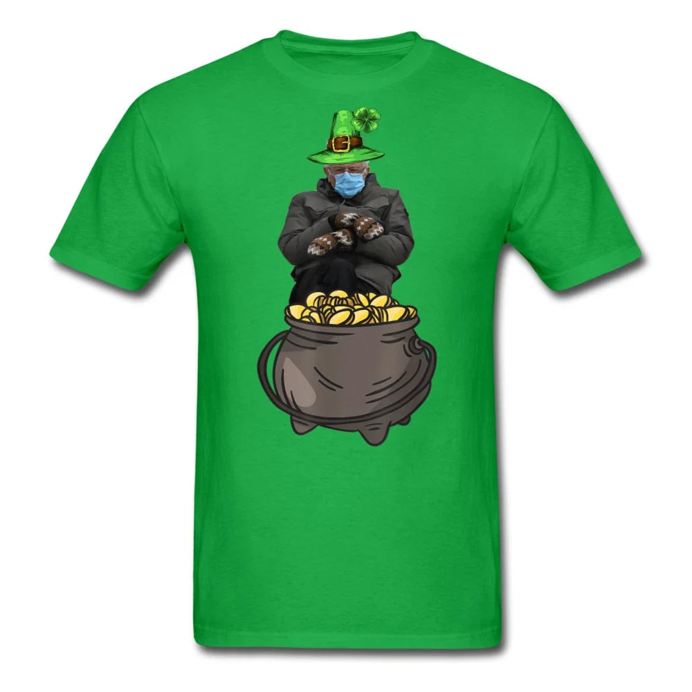 St. Patricks Day Bernie Sanders mittens meme inauguration T-Shirt Size S-6XL Unisex T-shirt, Sweatshirt, Hoodie, Long Sleeve Tee - T-Shirt, Sweatshirt, Hoodie