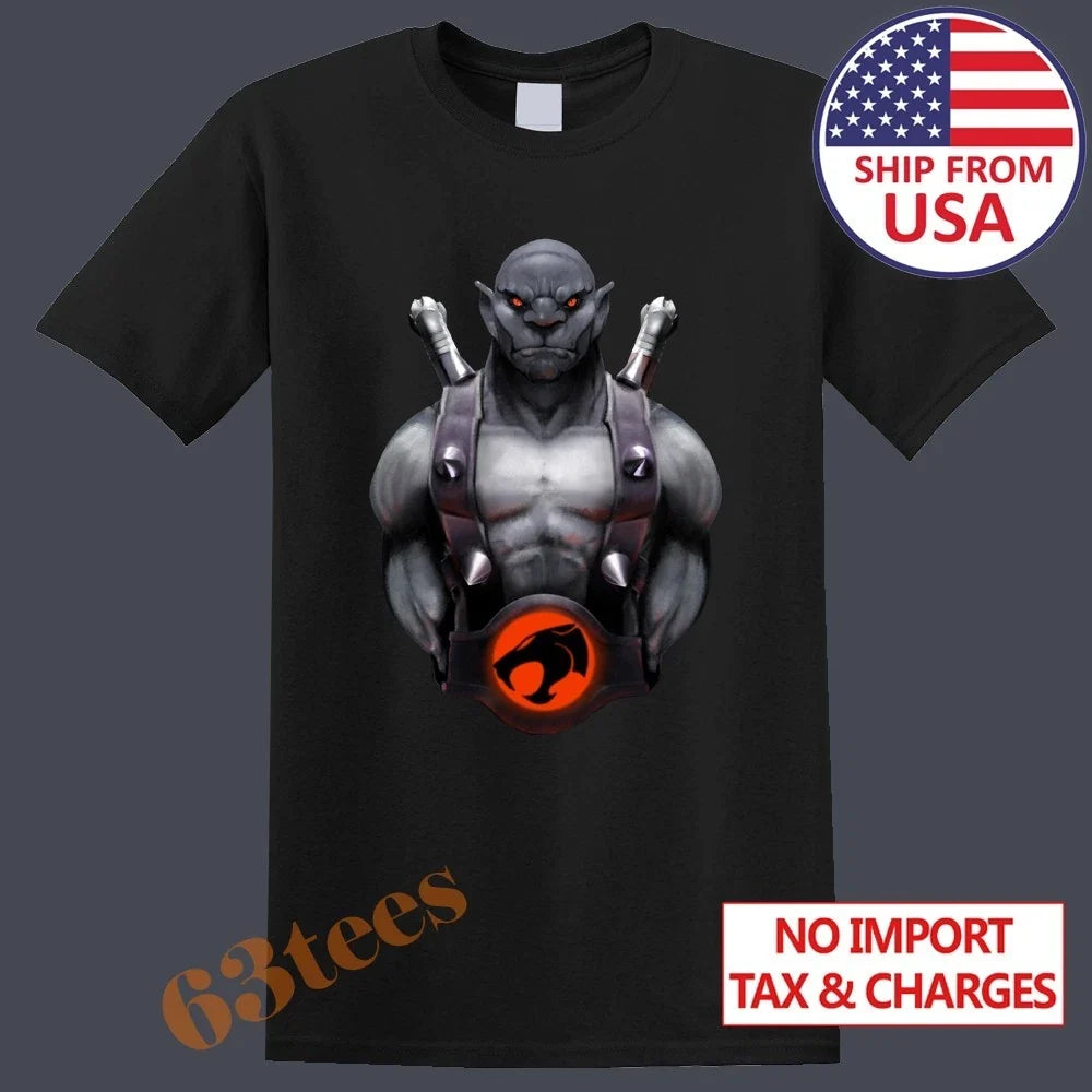 Thundercats Panthro Cartoon TV Show Men's Black Size S to 3XL Unisex T-shirt, Sweatshirt, Hoodie, Long Sleeve Tee - T-Shirt, Sweatshirt, Hoodie