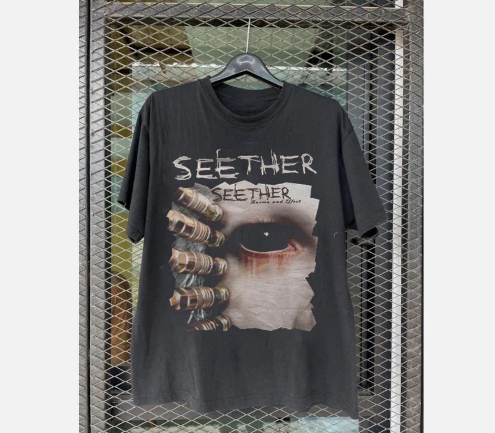 Seether Karma and Effect T shirt Full Size S-5XL Unisex T-shirt, Sweatshirt, Hoodie, Long Sleeve Tee - T-Shirt, Sweatshirt, Hoodie