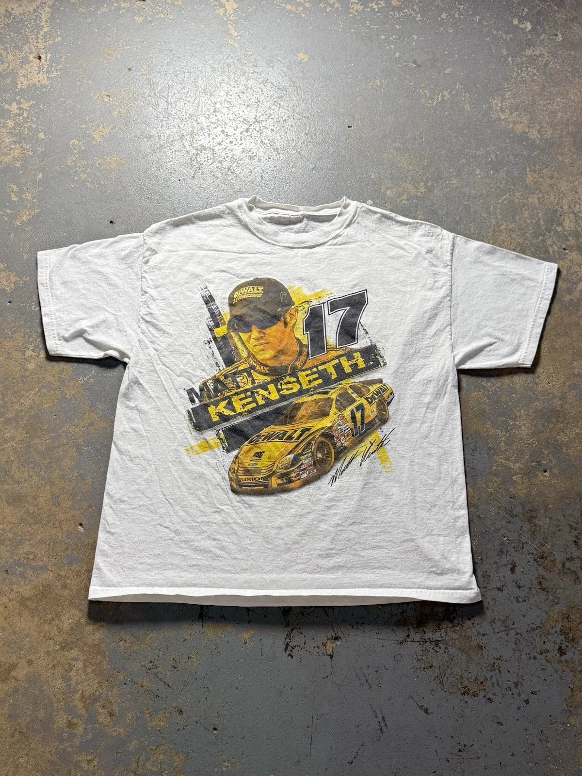 Vintage NASCAR Matt Kenseth Y2K Graphic Shirt-Size XL Unisex T-shirt, Sweatshirt, Hoodie, Long Sleeve Tee - T-Shirt, Sweatshirt, Hoodie