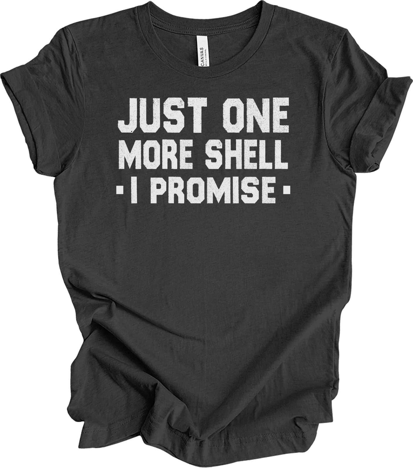 Just One More Shell I Promise T-Shirt Funny Seashell Collecting Beachcomber Gift Unisex T-shirt, Sweatshirt, Hoodie, Long Sleeve Tee - T-Shirt, Sweatshirt, Hoodie