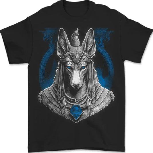 Anubis God of the Dead Ancient Egypt Myth Mens T-Shirt 100% Cotton Unisex T-shirt, Sweatshirt, Hoodie, Long Sleeve Tee - T-Shirt, Sweatshirt, Hoodie