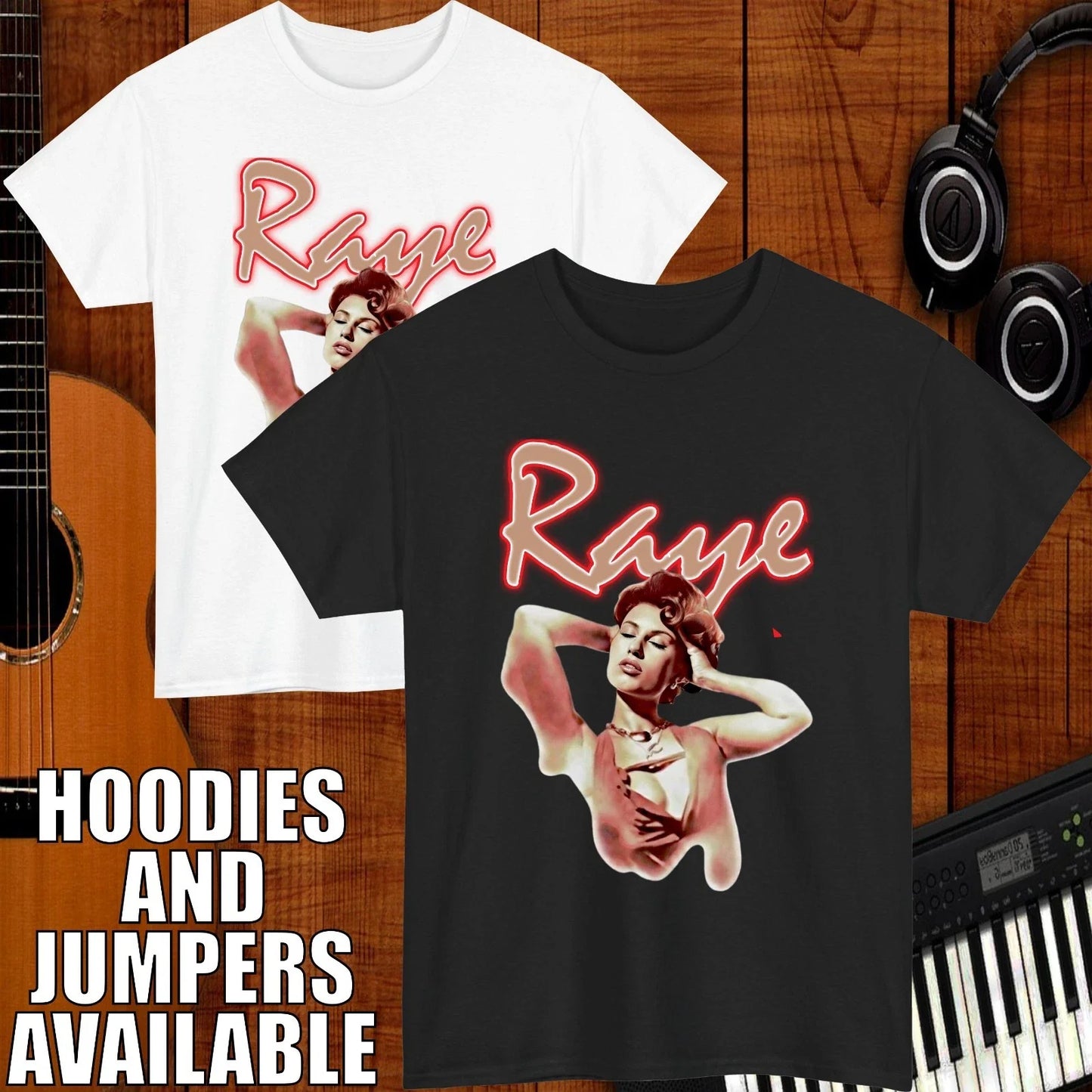 Raye Tour Unisex Music Lover Graphic T Shirt  Vintage Style Retro Aesthetic Tee Unisex T-shirt, Sweatshirt, Hoodie, Long Sleeve Tee - T-Shirt, Sweatshirt, Hoodie