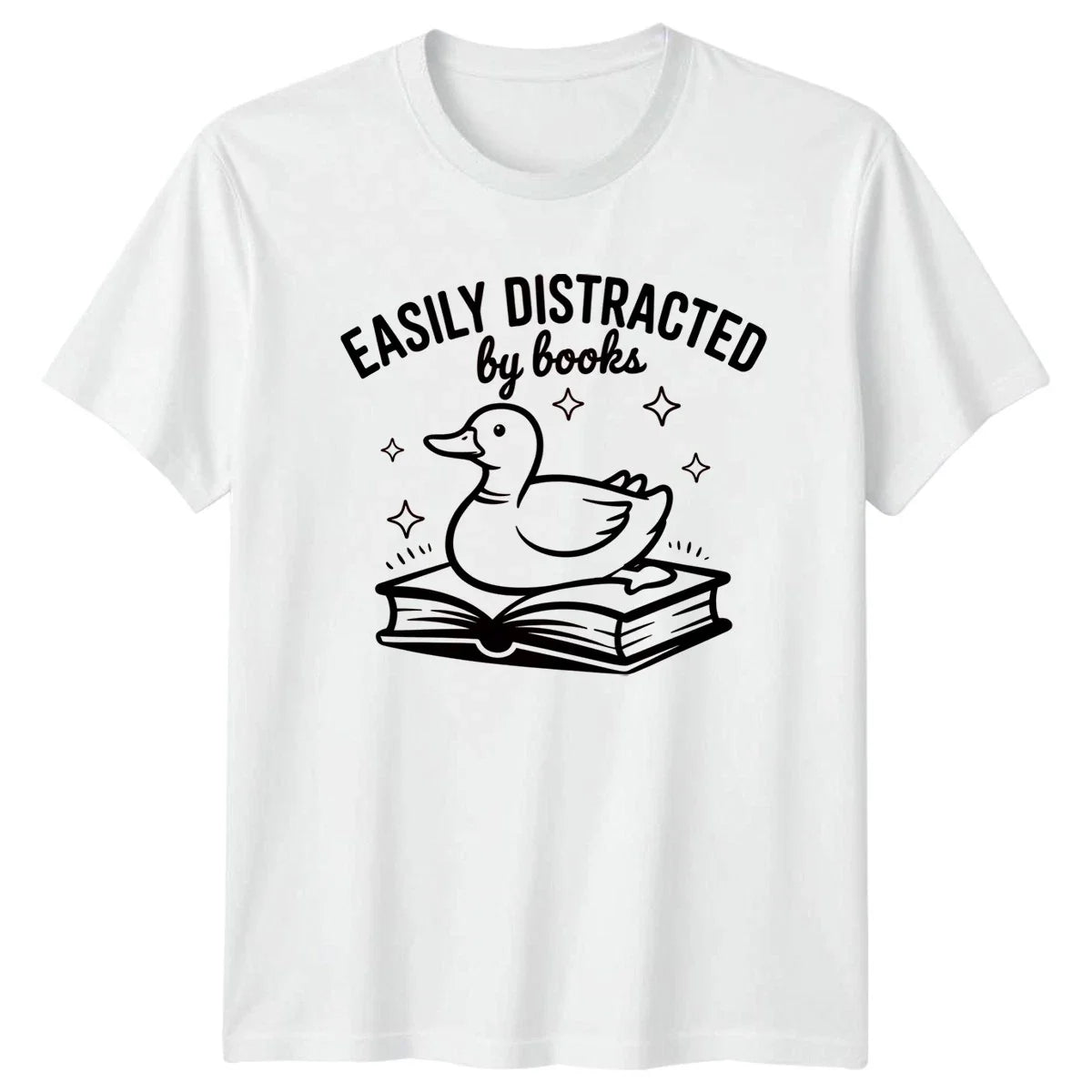 Easily Distracted By Books T-Shirt Book Lover Reading Gift For Him And Unisex T-shirt, Sweatshirt, Hoodie, Long Sleeve Tee - T-Shirt, Sweatshirt, Hoodie