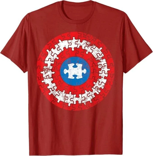 Autism Awareness Captain Shirt Support Autistic Superkid T-Shirt Unisex T-shirt, Sweatshirt, Hoodie, Long Sleeve Tee - T-Shirt, Sweatshirt, Hoodie
