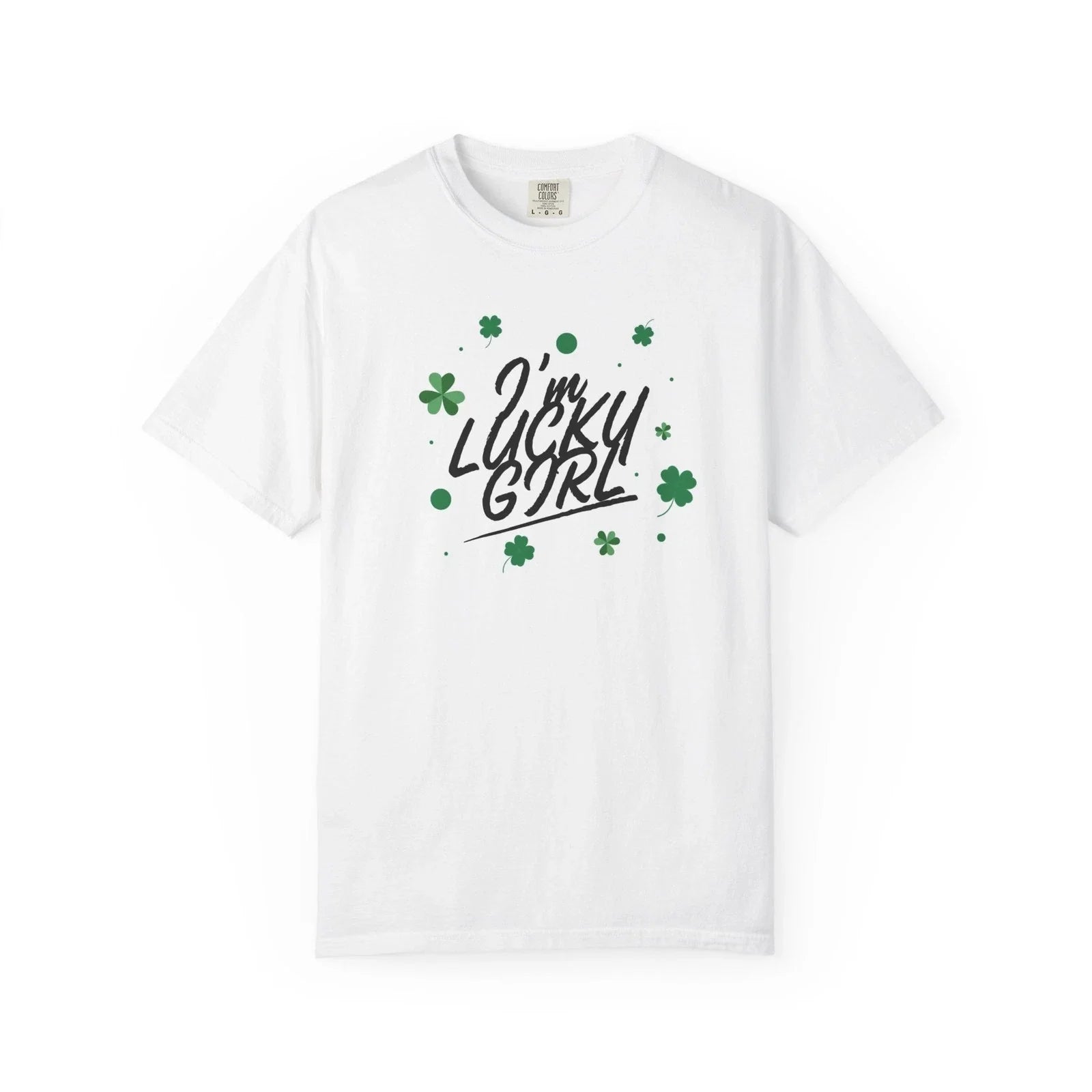 I'm Lucky Girl T-shirt | Shamrock Clover St. Patrick's Day Tee Unisex T-shirt, Sweatshirt, Hoodie, Long Sleeve Tee - T-Shirt, Sweatshirt, Hoodie