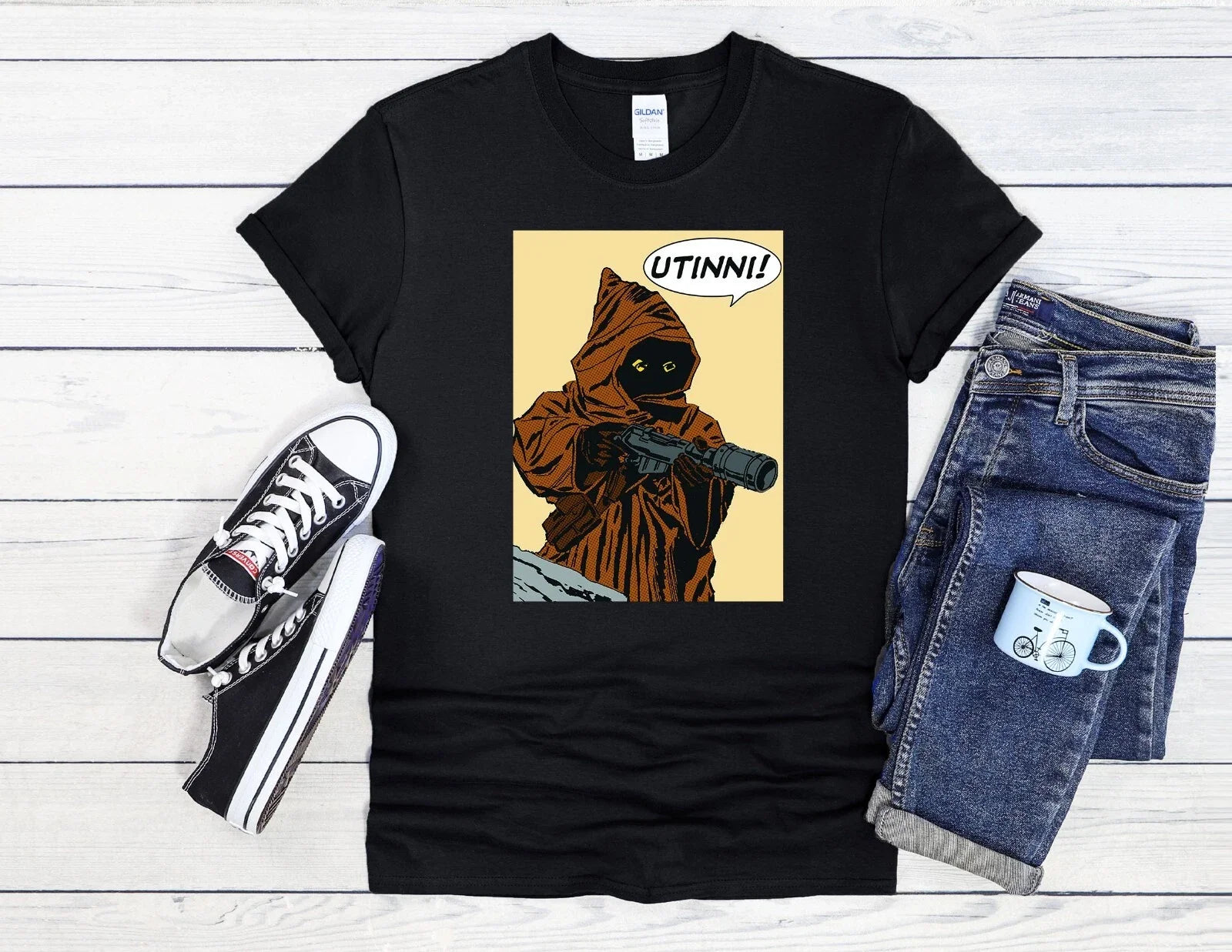 Utinni Jawa T-Shirt Sci-Fi Art Men Women Unisex Shirt Hoodie Baseball 4063 Unisex T-shirt, Sweatshirt, Hoodie, Long Sleeve Tee - T-Shirt, Sweatshirt, Hoodie