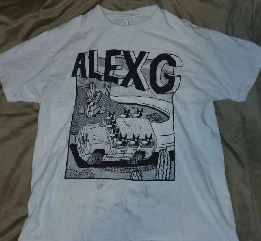 Alex G Rare design 90s White Short sleeve Reprint T shirt S-5XL Unisex T-shirt, Sweatshirt, Hoodie, Long Sleeve Tee - T-Shirt, Sweatshirt, Hoodie