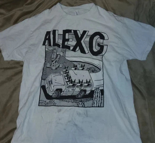 Alex G Rare design 90s White Short sleeve Reprint T shirt S-5XL Unisex T-shirt, Sweatshirt, Hoodie, Long Sleeve Tee - T-Shirt, Sweatshirt, Hoodie