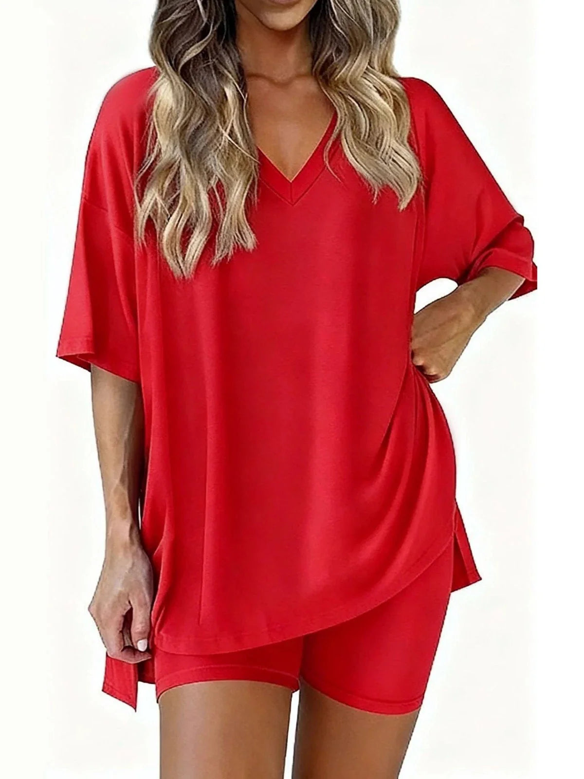 Comfortable And Stylish Womens Casual V-neck Loose-fit T-shirt And... Unisex T-shirt, Sweatshirt, Hoodie, Long Sleeve Tee - T-Shirt, Sweatshirt, Hoodie