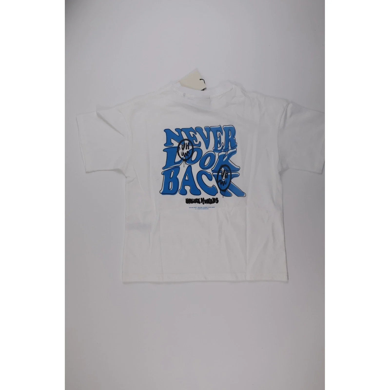 Unlike Humans T Shirt Hindsight Graphic Large White Streetwear Casual UHB10367 Unisex T-shirt, Sweatshirt, Hoodie, Long Sleeve Tee - T-Shirt, Sweatshirt, Hoodie