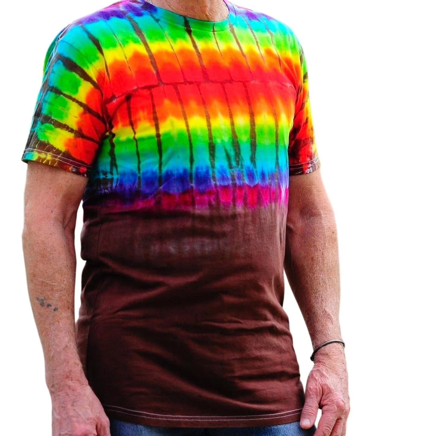 Mens Shirt Size Small Tie Dye Handcrafted Hippie Boho Retro Festival Brand New Unisex T-shirt, Sweatshirt, Hoodie, Long Sleeve Tee - T-Shirt, Sweatshirt, Hoodie