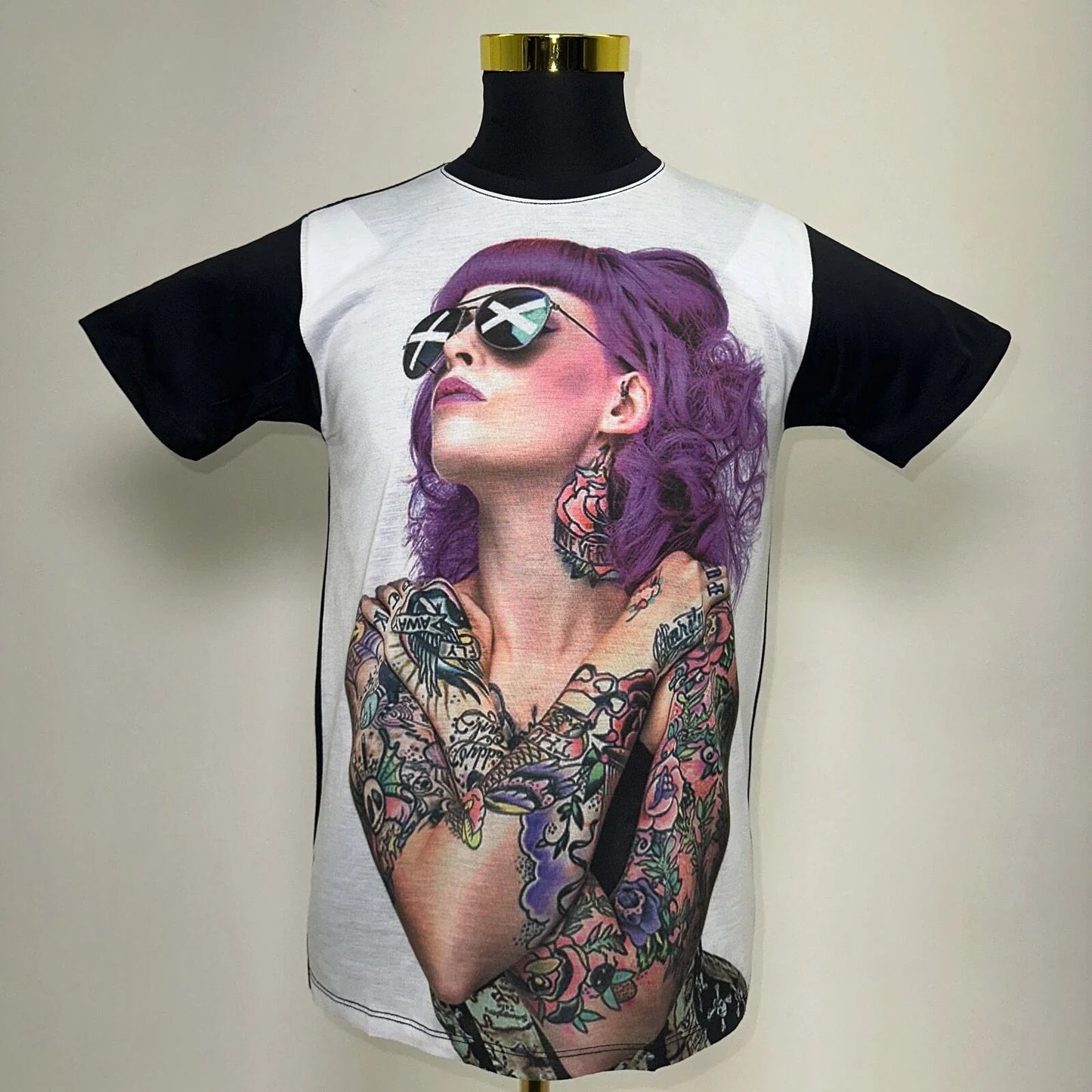 Beautifull Tattoo Girl T-Shirt Rap Hip Hop Urban Fashion Street Wear Black Size: Unisex T-shirt, Sweatshirt, Hoodie, Long Sleeve Tee - T-Shirt, Sweatshirt, Hoodie