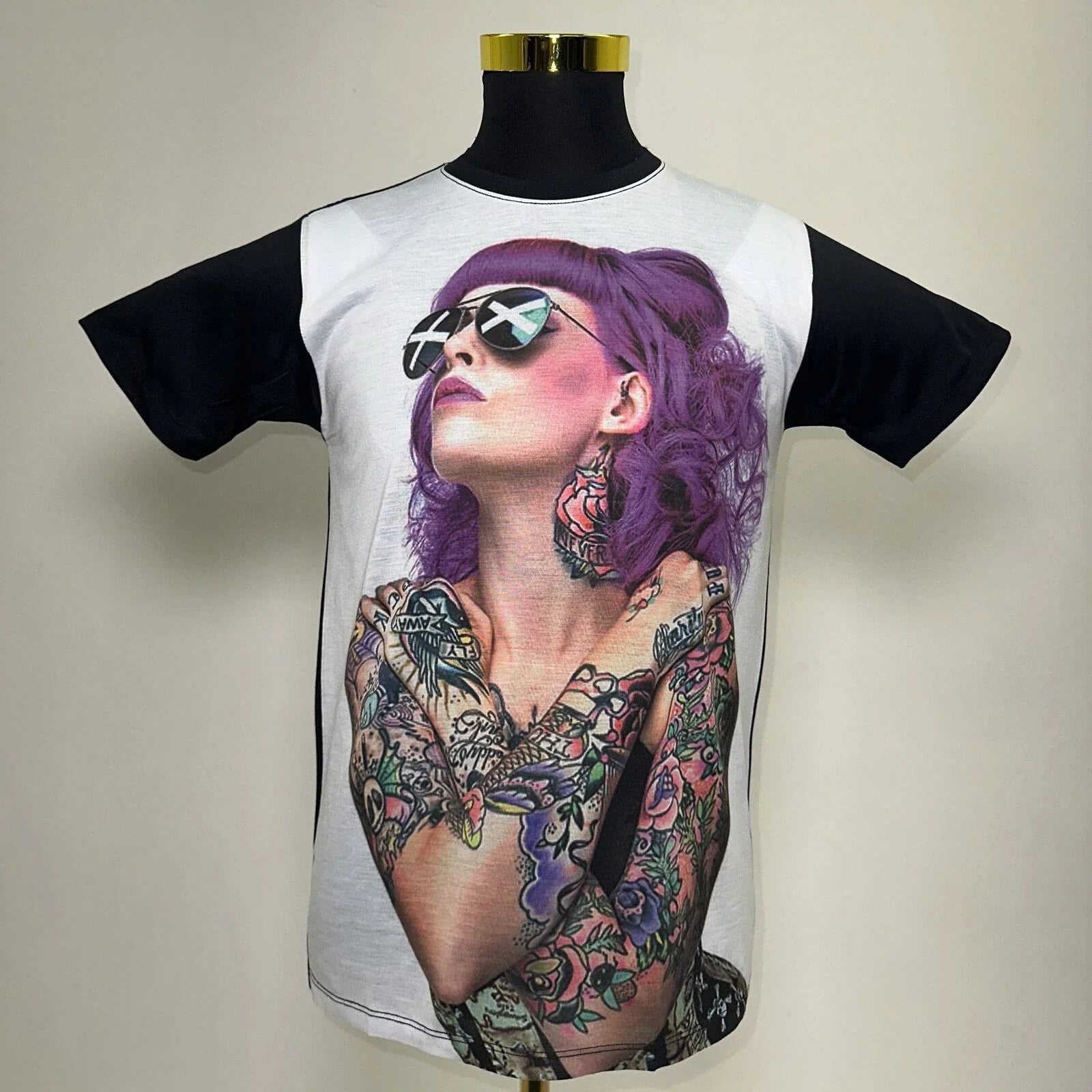 Beautifull Tattoo Girl T-Shirt Rap Hip Hop Urban Fashion Street Wear Black Size: Unisex T-shirt, Sweatshirt, Hoodie, Long Sleeve Tee - T-Shirt, Sweatshirt, Hoodie