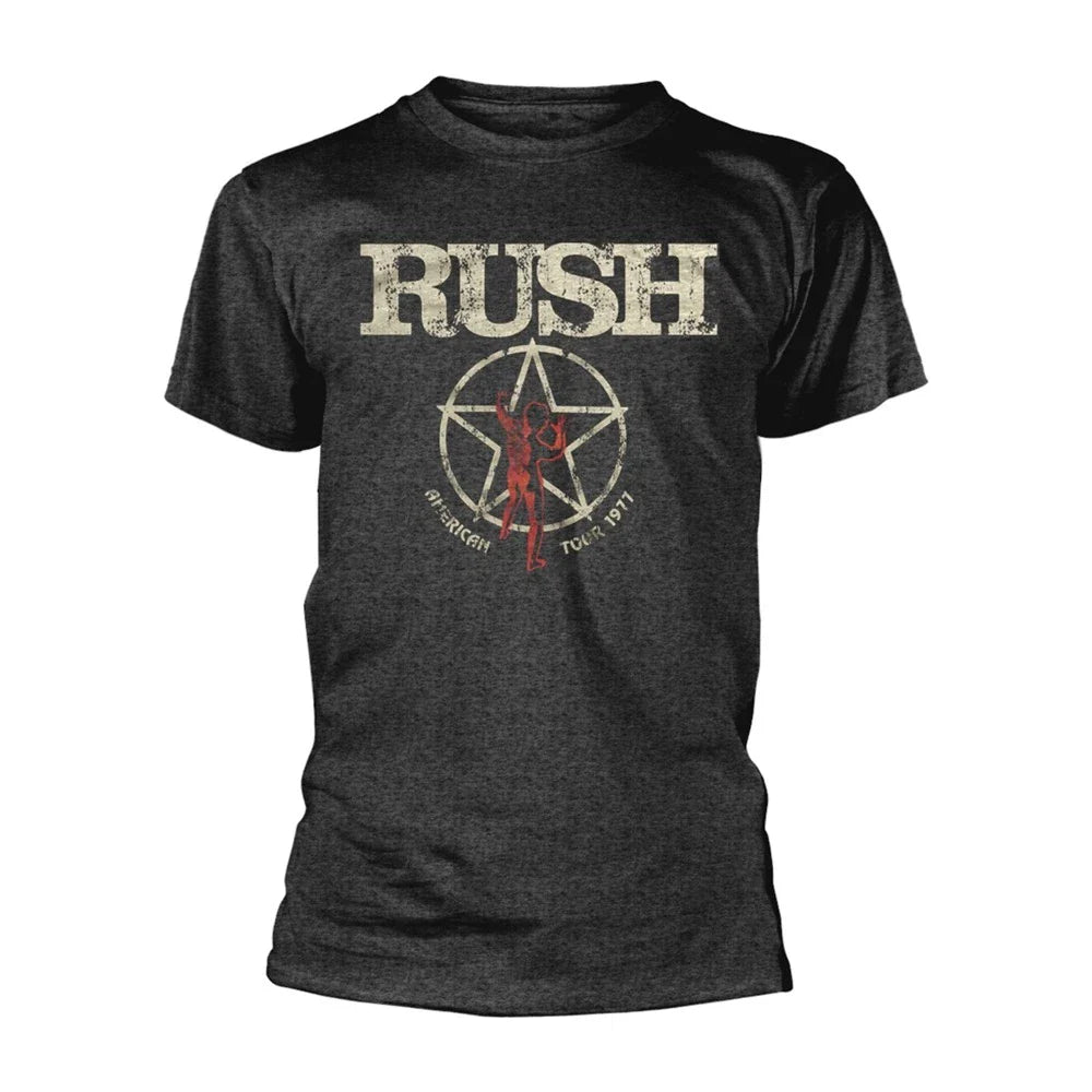 Rush American Tour 1977 A Farewell to Kings Official Mens T-Shirt Unisex T-shirt, Sweatshirt, Hoodie, Long Sleeve Tee - T-Shirt, Sweatshirt, Hoodie