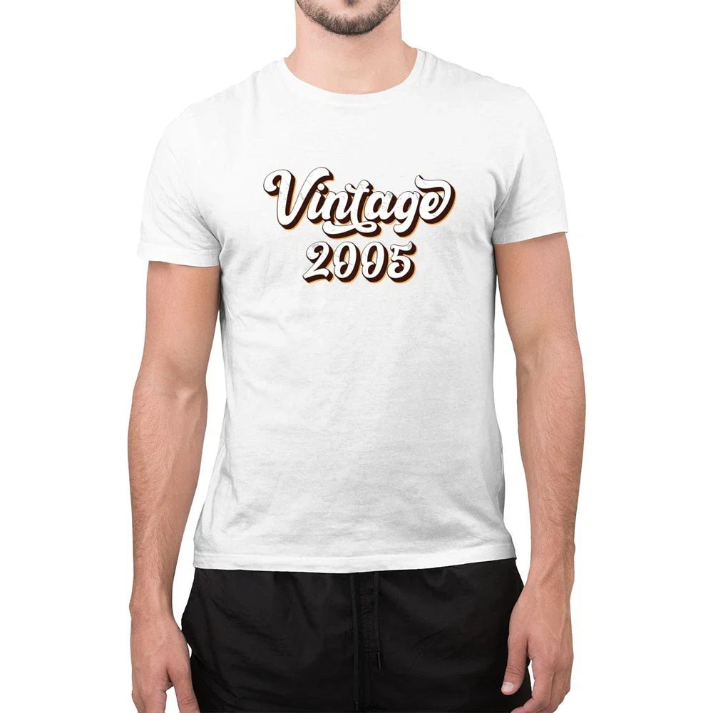 Classic Vintage 2005 Personalised T-Shirt 18th Birthday Gift Design Unisex Unisex T-shirt, Sweatshirt, Hoodie, Long Sleeve Tee - T-Shirt, Sweatshirt, Hoodie