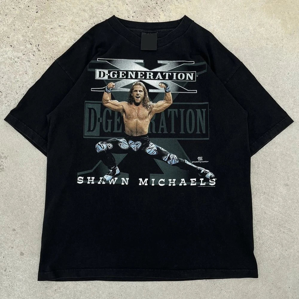 Vintage 1998 WWF DX Shawn Michaels Tee Unisex T-shirt Size S-5XL Reprint NEW Unisex T-shirt, Sweatshirt, Hoodie, Long Sleeve Tee - T-Shirt, Sweatshirt, Hoodie