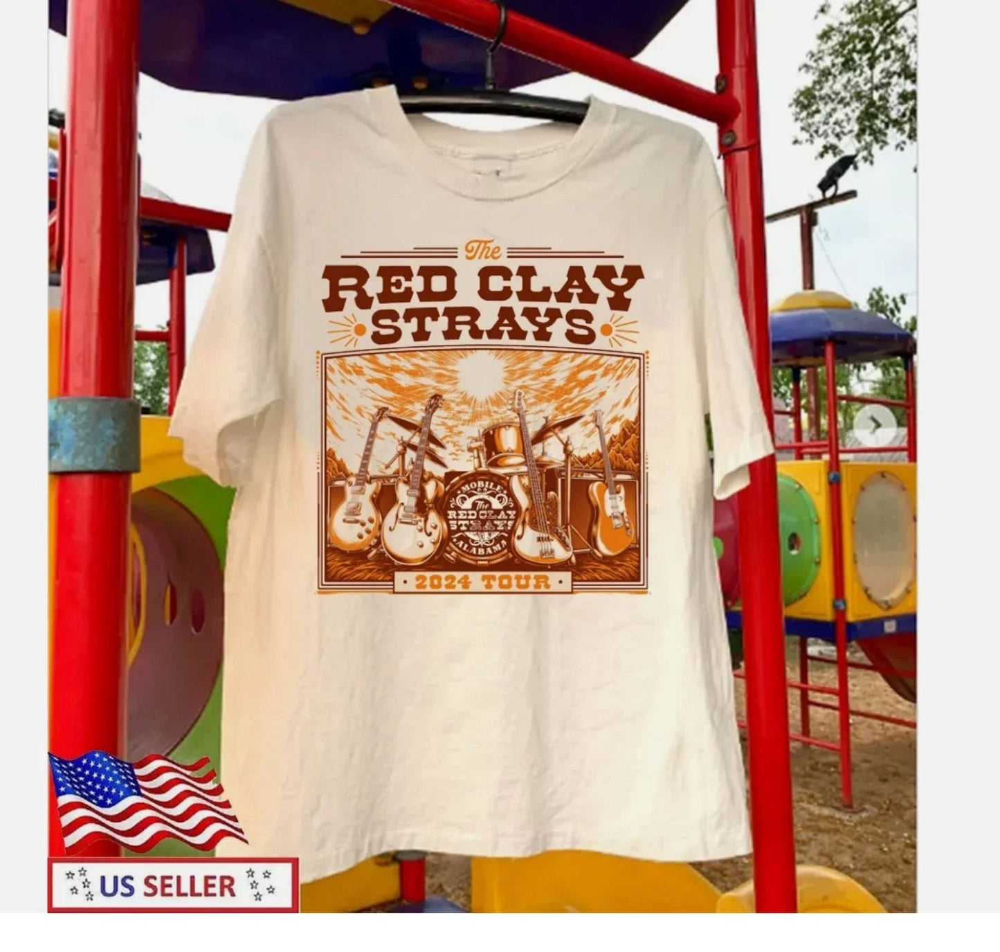 The Red Clay Strays Tour 2024 Collection All Size S to 5XL T-shirt Unisex T-shirt, Sweatshirt, Hoodie, Long Sleeve Tee - T-Shirt, Sweatshirt, Hoodie
