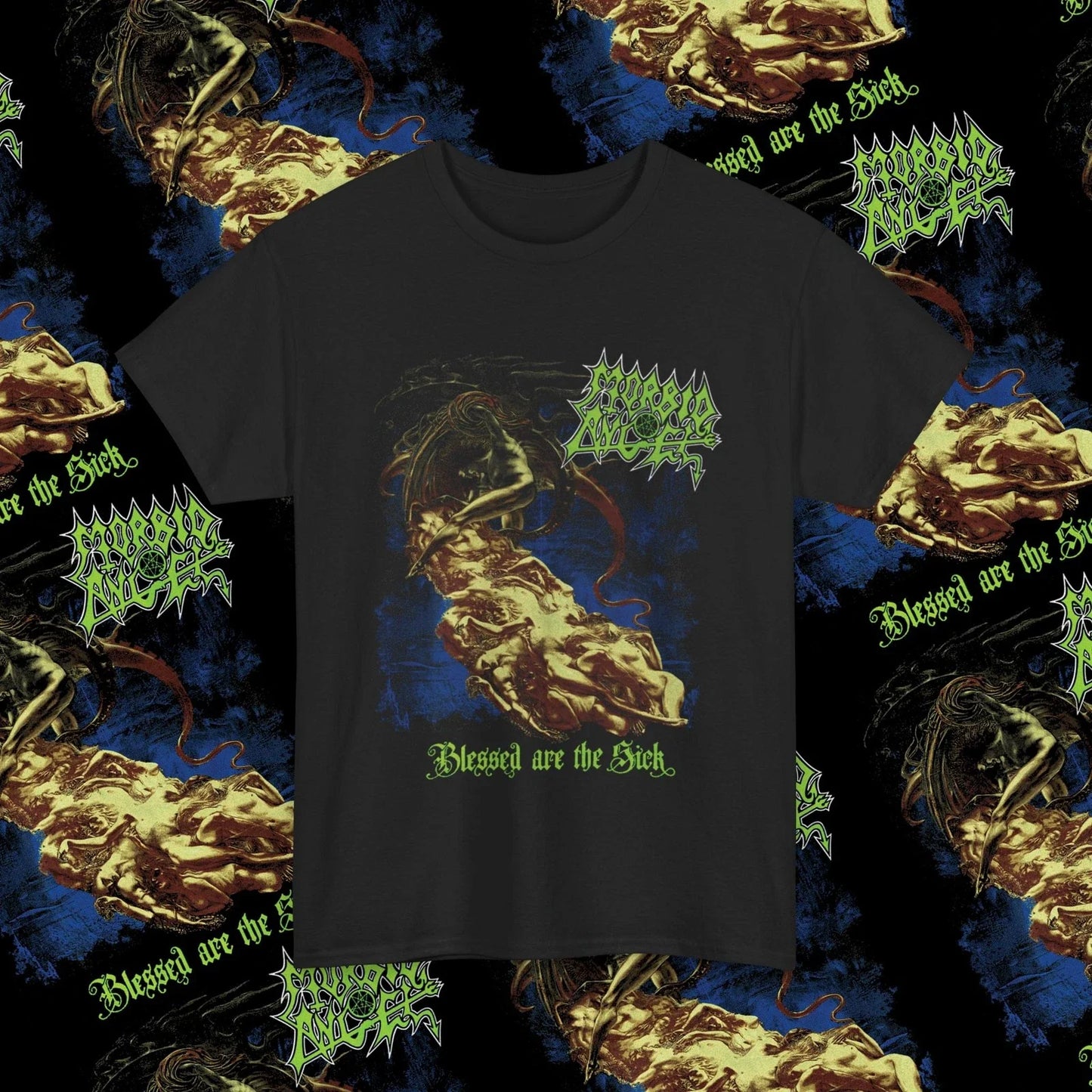 Morbid Angel "Blessed Are the Sick" Death Metal Band T-Shirt Vintage Style Shirt Unisex T-shirt, Sweatshirt, Hoodie, Long Sleeve Tee - T-Shirt, Sweatshirt, Hoodie