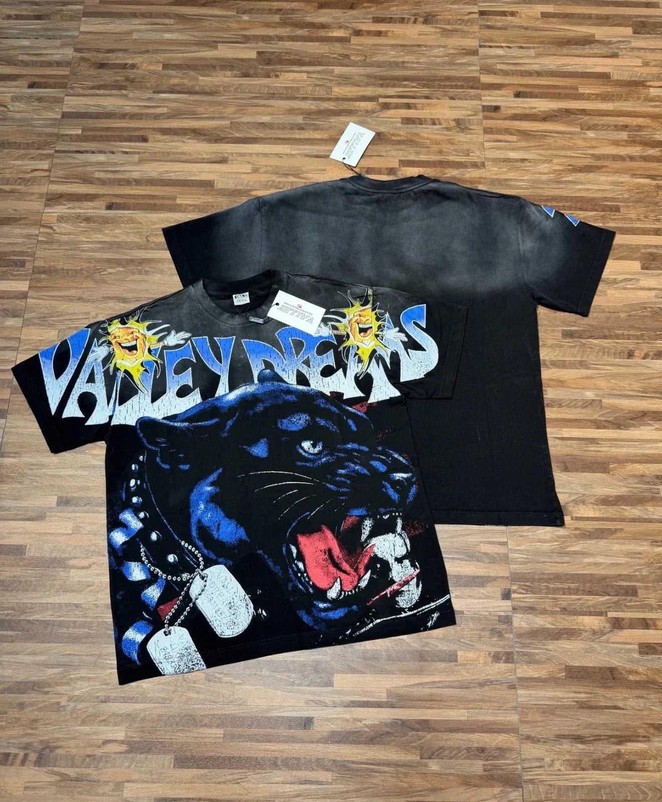 S-M-L-XL Valley Tee Shirt Black Short Sleeve Unisex T-shirt, Sweatshirt, Hoodie, Long Sleeve Tee - T-Shirt, Sweatshirt, Hoodie