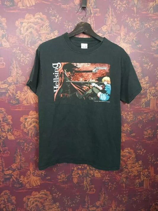 2000s Hellsing anime Y2K vintage tee shirt Unisex T-shirt, Sweatshirt, Hoodie, Long Sleeve Tee - T-Shirt, Sweatshirt, Hoodie
