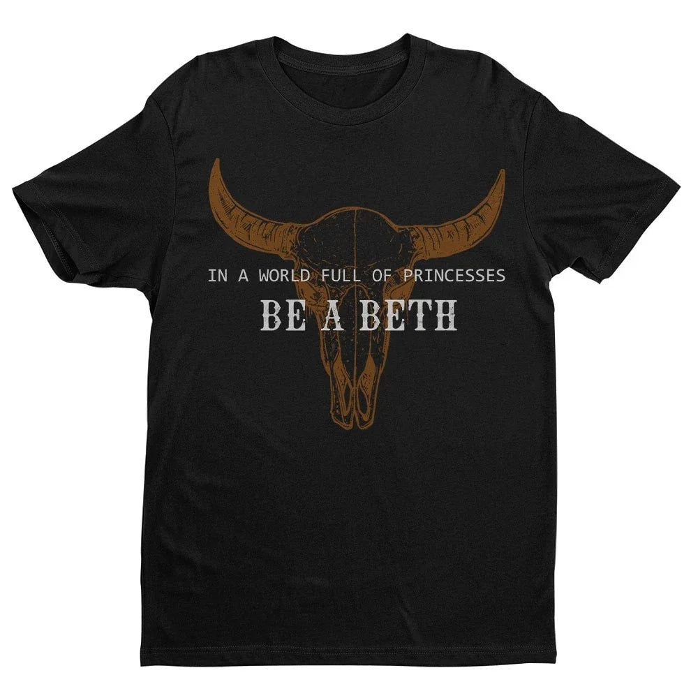 Retro Be A Beth Unisex T-shirt | Boho Cow Skull Lovers Gifts for Men Unisex T-shirt, Sweatshirt, Hoodie, Long Sleeve Tee - T-Shirt, Sweatshirt, Hoodie