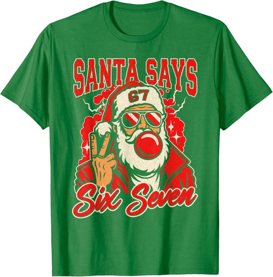 67 Meme Six Seven Christmas Cool Celebration Funny Unisex T-Shirt Unisex T-shirt, Sweatshirt, Hoodie, Long Sleeve Tee - T-Shirt, Sweatshirt, Hoodie