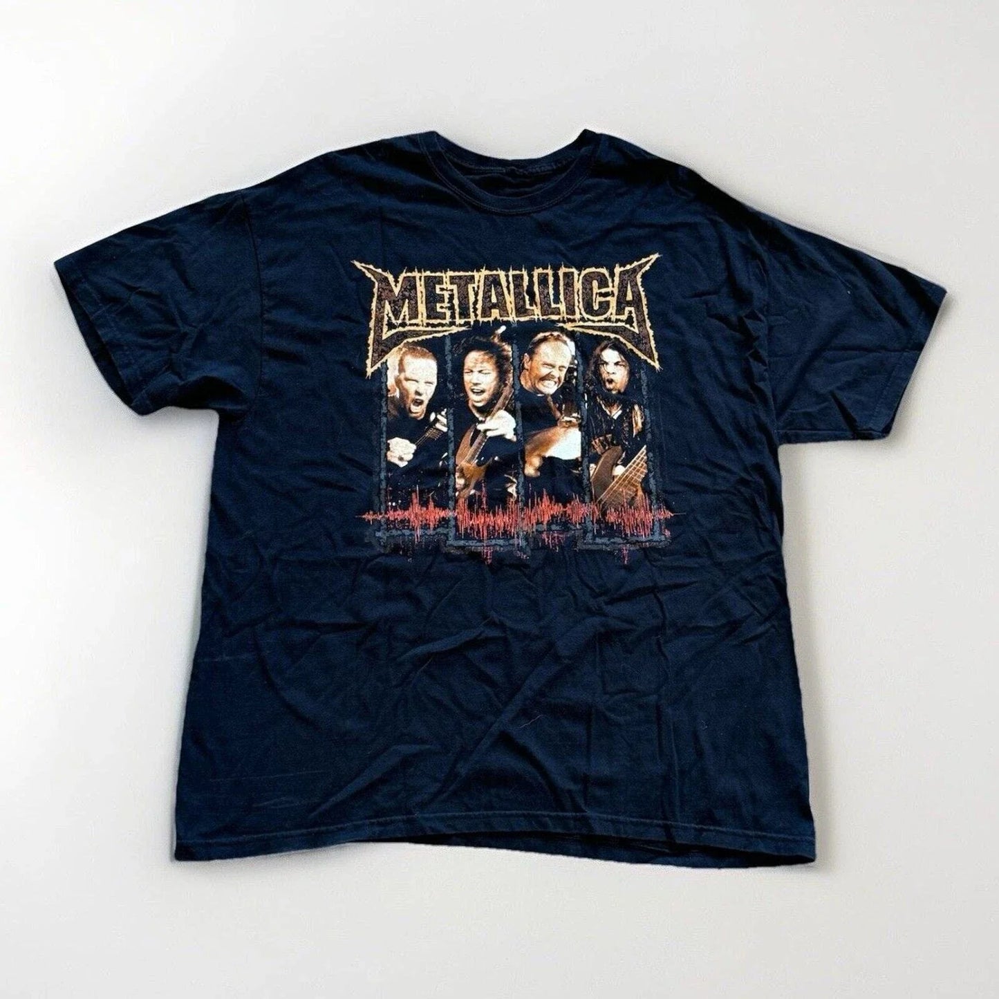Vintage Metallica Shirt Mens L Metal Rock Band Tee Concert Tour Y2k Black Unisex T-shirt, Sweatshirt, Hoodie, Long Sleeve Tee - T-Shirt, Sweatshirt, Hoodie
