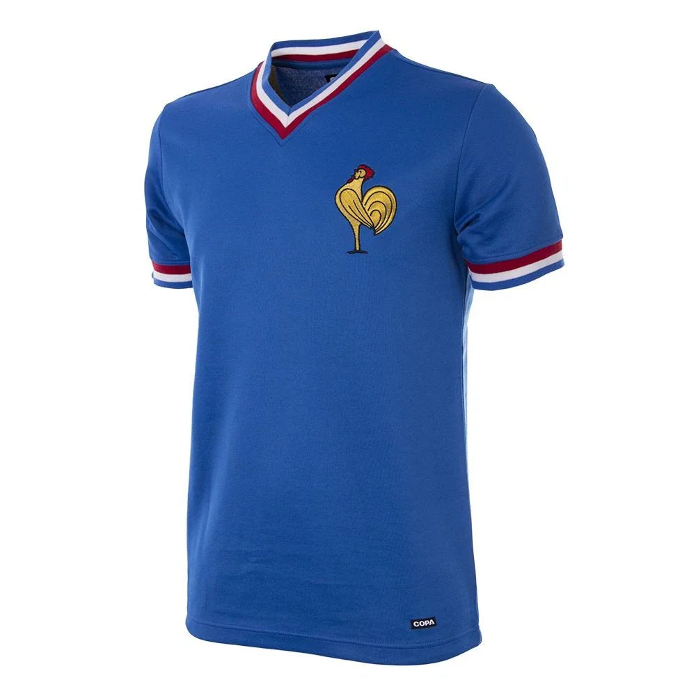 Copa Retro Jersey France 1971 Unisex T-shirt, Sweatshirt, Hoodie, Long Sleeve Tee - T-Shirt, Sweatshirt, Hoodie