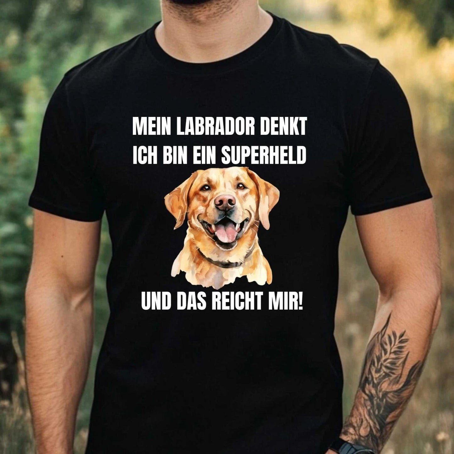 Men's Labrador Slogan Motif Cotton T-Shirt Size XS to 5XL Unisex T-shirt, Sweatshirt, Hoodie, Long Sleeve Tee - T-Shirt, Sweatshirt, Hoodie