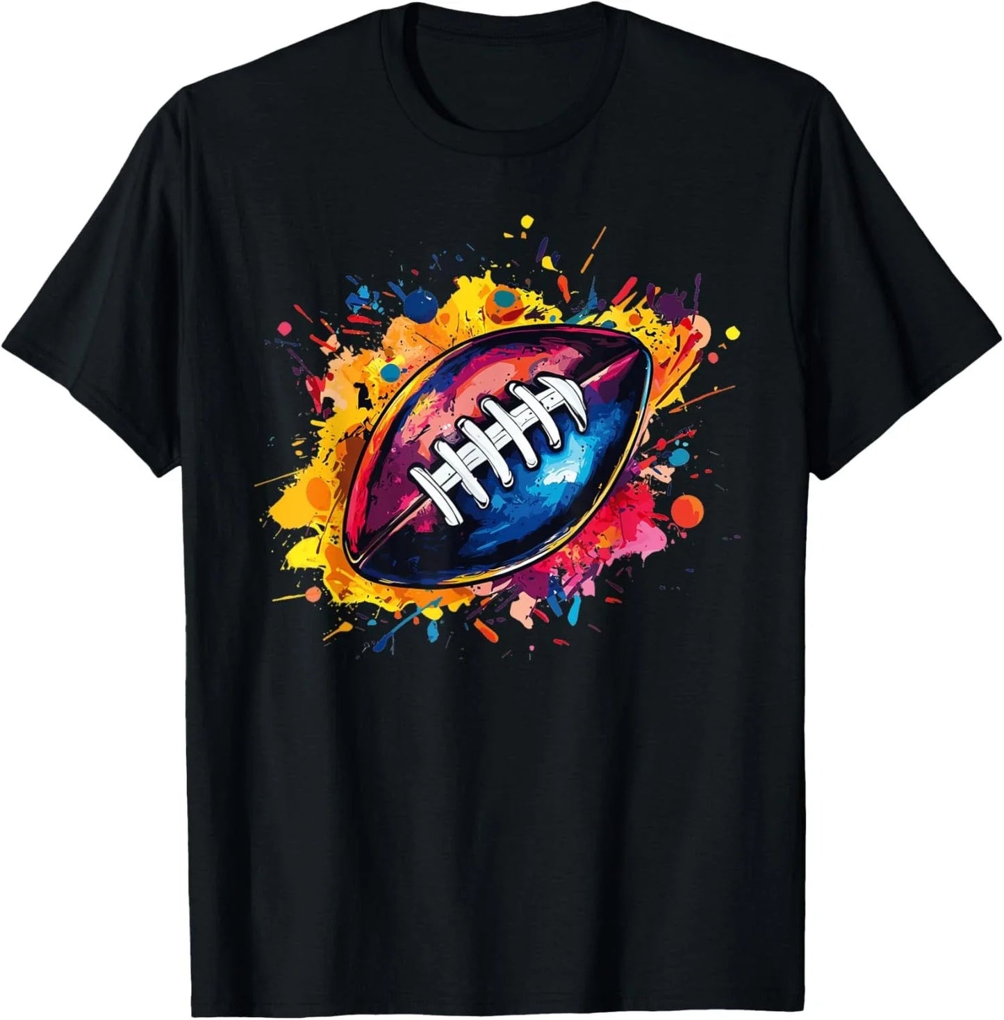 Unisex Football Graphic Black Short Sleeve Design Unisex T-Shirt Unisex T-shirt, Sweatshirt, Hoodie, Long Sleeve Tee - T-Shirt, Sweatshirt, Hoodie