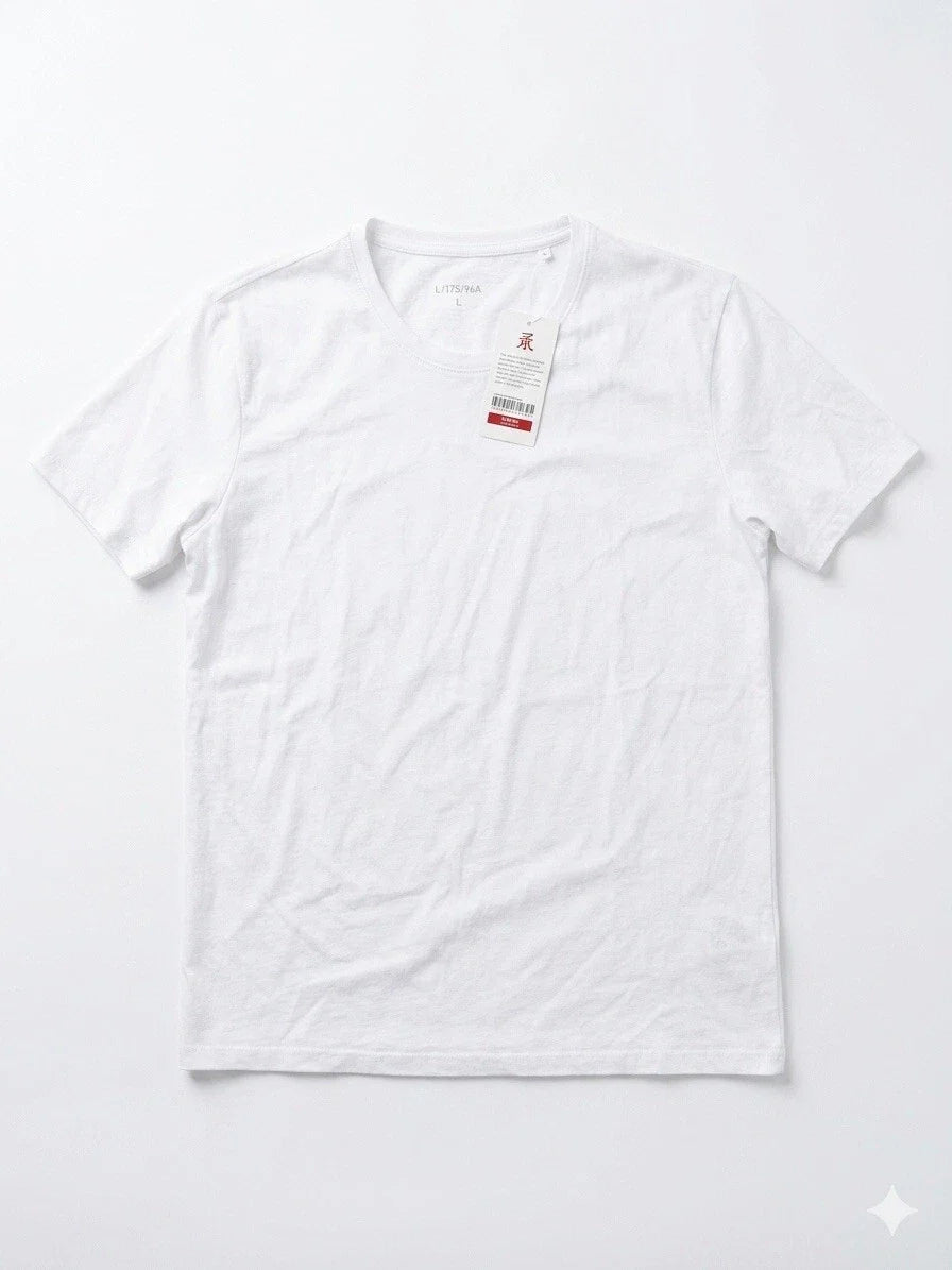 Jean Pascale Mens White Cotton T-Shirt Size L Fair Wear Better Cotton Unisex T-shirt, Sweatshirt, Hoodie, Long Sleeve Tee - T-Shirt, Sweatshirt, Hoodie